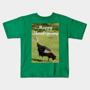 Happy Thanksgiving Turkey Kids T-Shirt